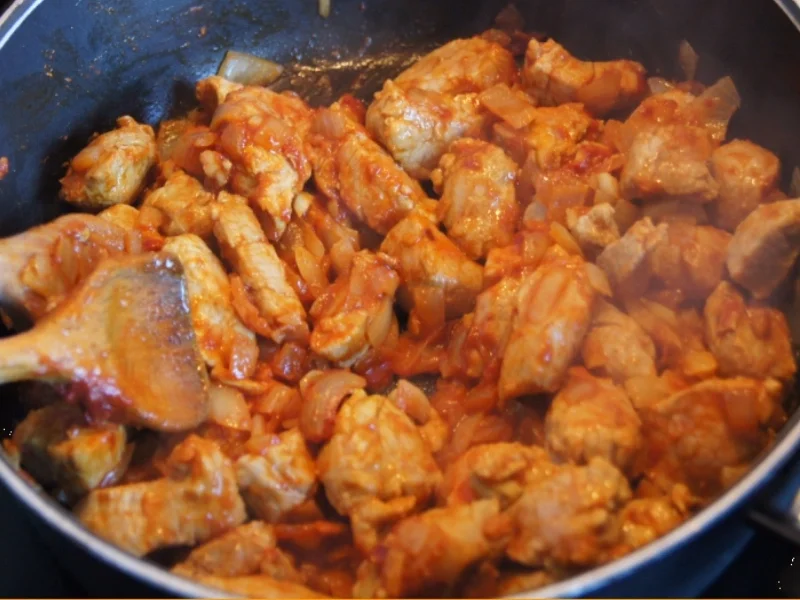 Schweinefilet-Sahne-Gulasch mit Möhrenblüten und Süßkartoffel-Sellerie-Stampf - Rezept - Bild Nr. 1755