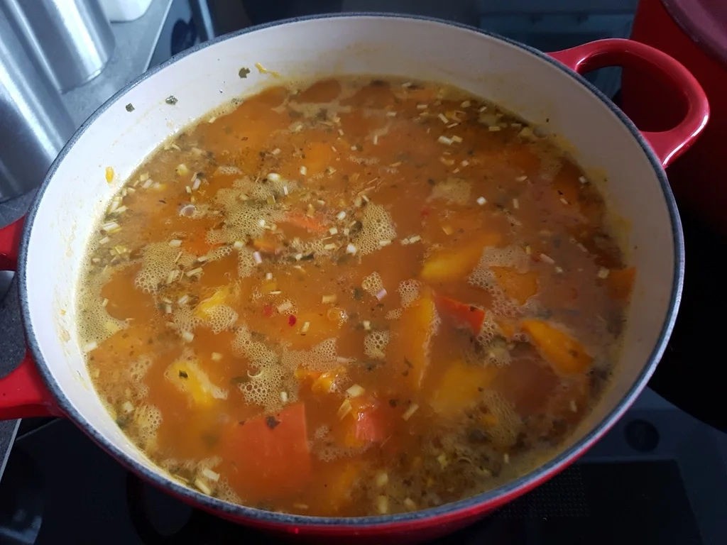 Rezept: Kürbis Mangosuppe (HOT) Bild Nr. 1761 Kürbis Mangosuppe (HOT) - Rezept - Bild Nr. 1761