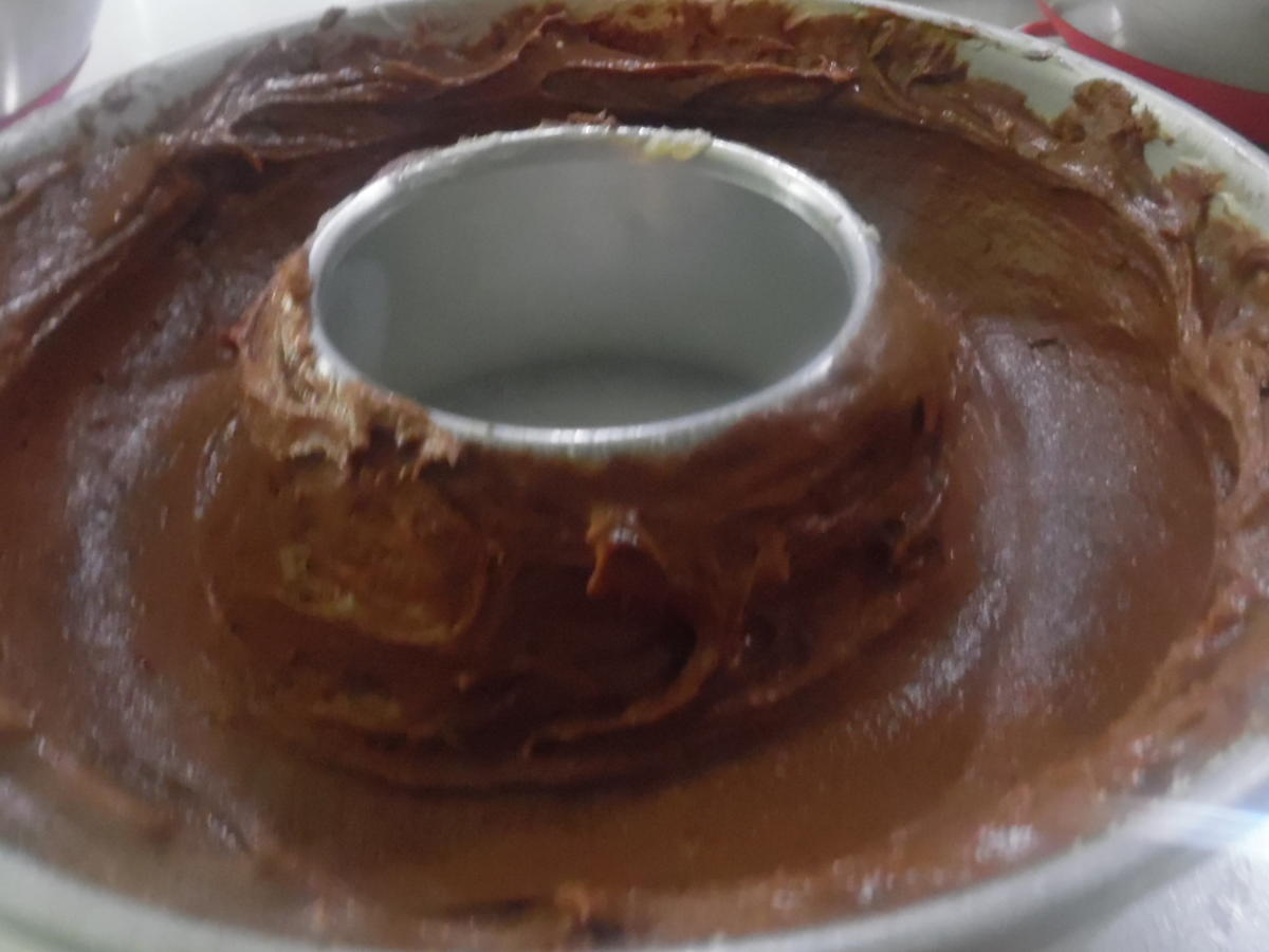 Schokoladen Savarin mit Cheesecake Füllung - einfach - von barbara62