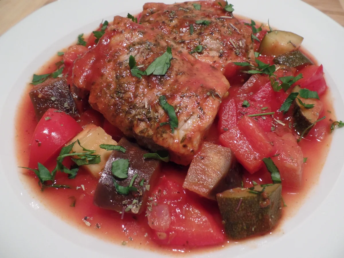 Ratatouille-Schnitzel - Rezept - Bild Nr. 1762
