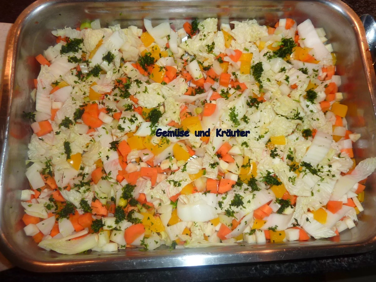 Rezept: Klippfisch Auflauf mit Gemüse, à la Creme Bild Nr. 1765 Klippfisch Auflauf mit Gemüse, à la Creme - Rezept - Bild Nr. 1765