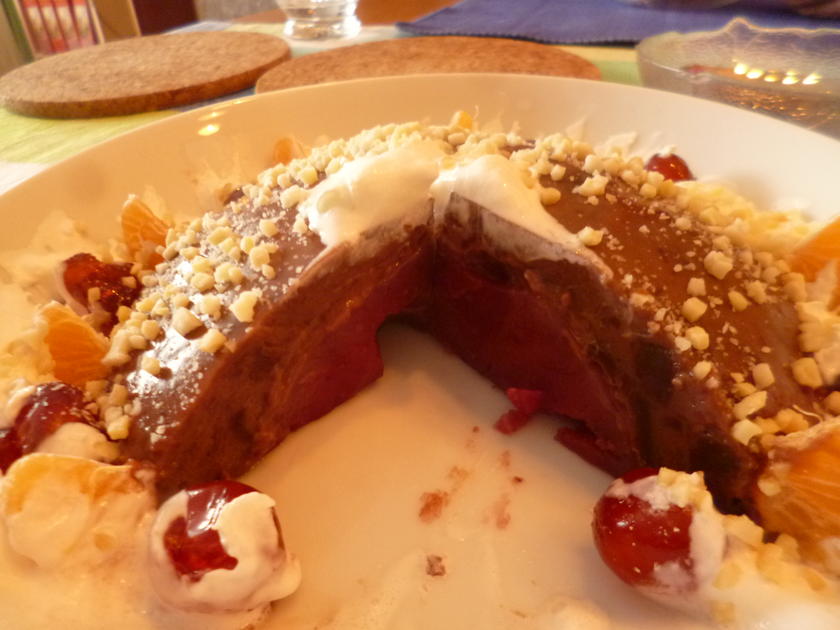 Bayrische Creme mit Roter Grütze - schnell - von Kochecke48