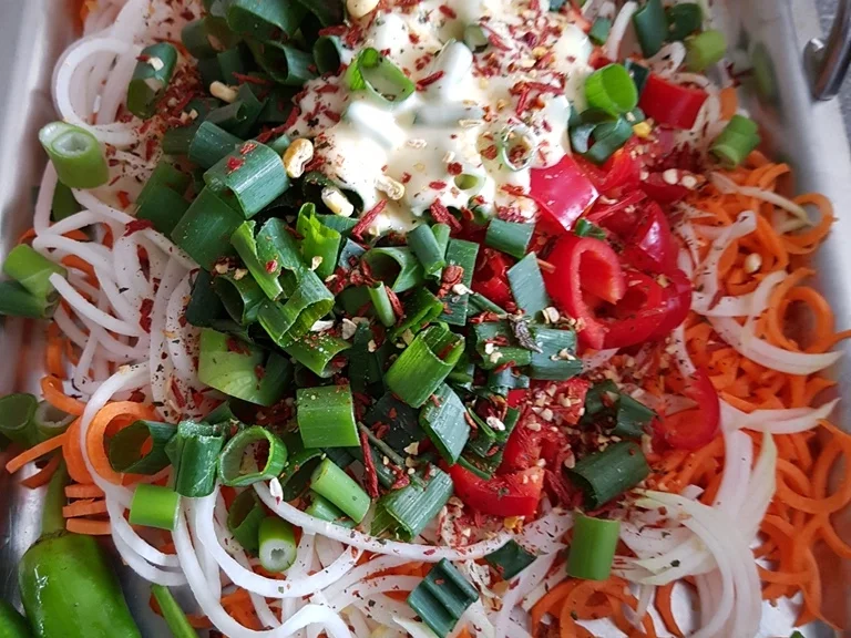 Gemüsespaghetti (orientalisch) "Zoodles" - Rezept - Bild Nr. 1801
