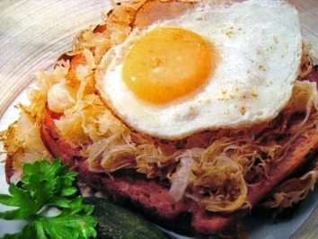 Strammer Max - mal bayrisch - Rezept