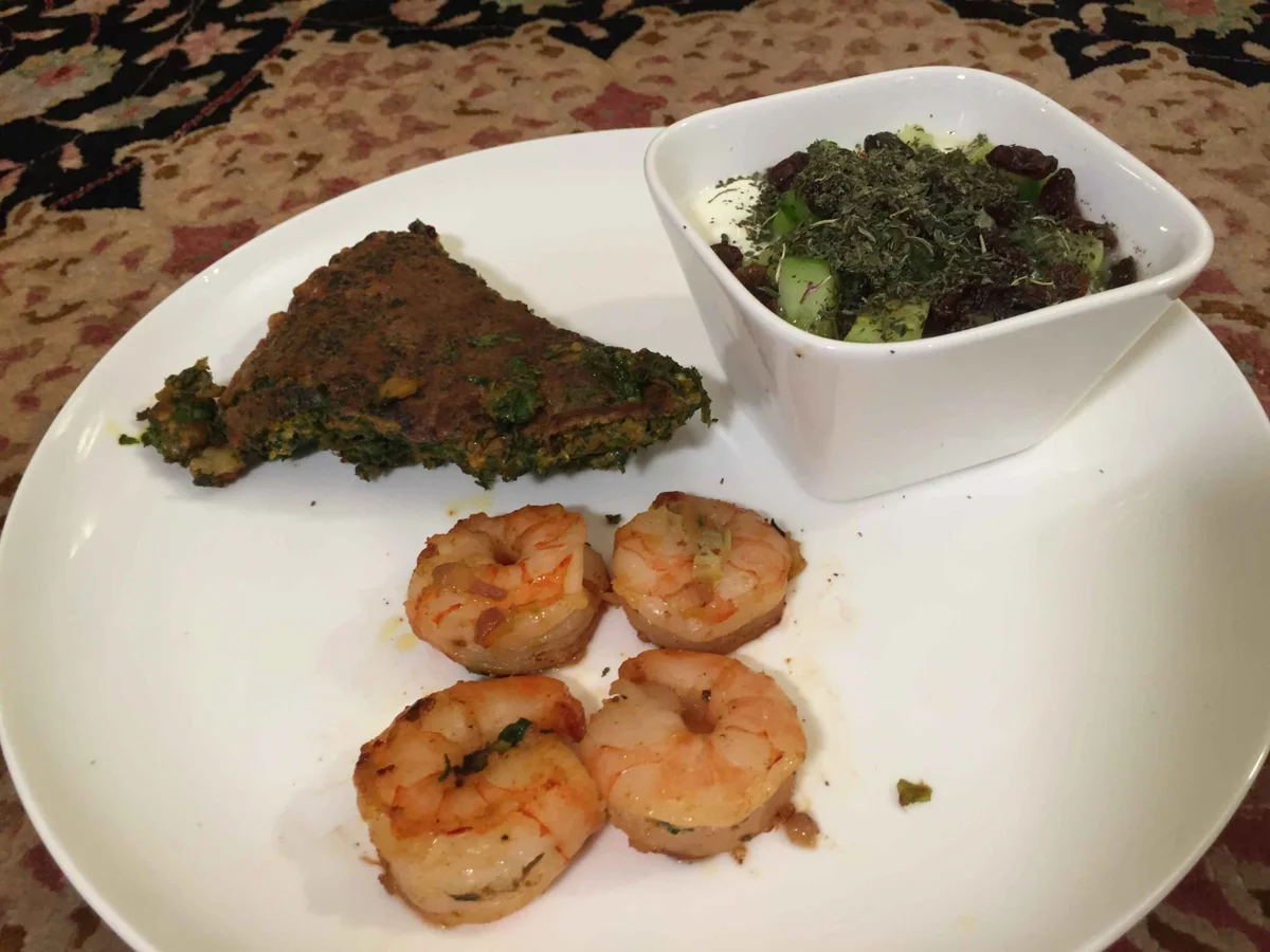 Kuku Sabsi mit Garnelen - Rezept - Bild Nr. 1822