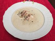 Spitzkohlsüppchen mit Speck und Buntbarsch - Rezept - Bild Nr. 1823