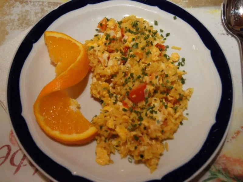 Rührei-Tomaten-Reis - Rezept - Bild Nr. 4