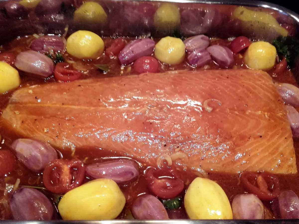 Lachsfilet nach Ana´s Art - Rezept - Bild Nr. 1853