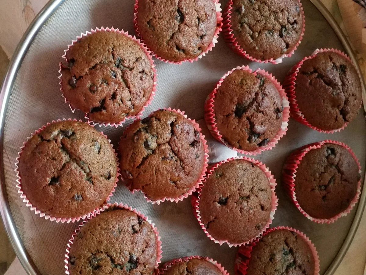 Rezept: VEGANE MUFFINS mit HEIDELBEEREN Bild Nr. 1856 VEGANE MUFFINS mit HEIDELBEEREN - Rezept - Bild Nr. 1856