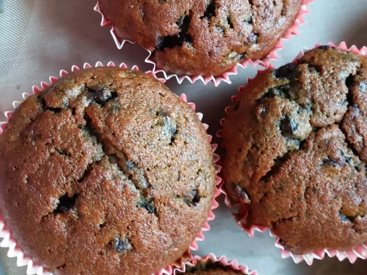 Rezept: VEGANE MUFFINS mit HEIDELBEEREN Bild Nr. 1857 VEGANE MUFFINS mit HEIDELBEEREN - Rezept - Bild Nr. 1857