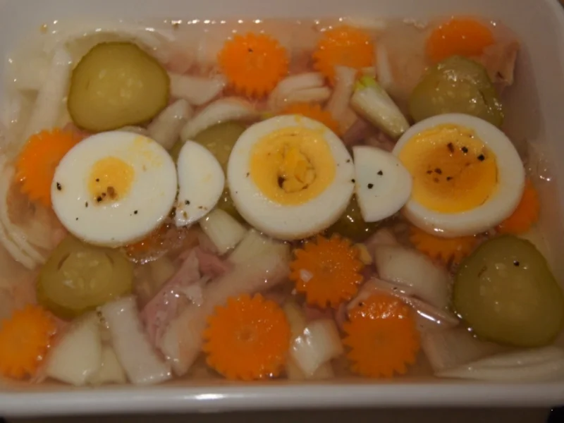 Rezept: Sülze mit Haxenfleisch Bild Nr. 1877 Sülze mit Haxenfleisch - Rezept - Bild Nr. 1877