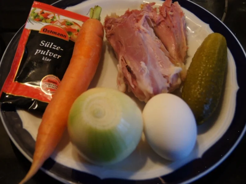 Rezept: Sülze mit Haxenfleisch Bild Nr. 1873 Sülze mit Haxenfleisch - Rezept - Bild Nr. 1873