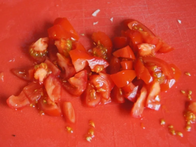 Fettucine-Pasta mit gemischten Salat - Rezept - Bild Nr. 9