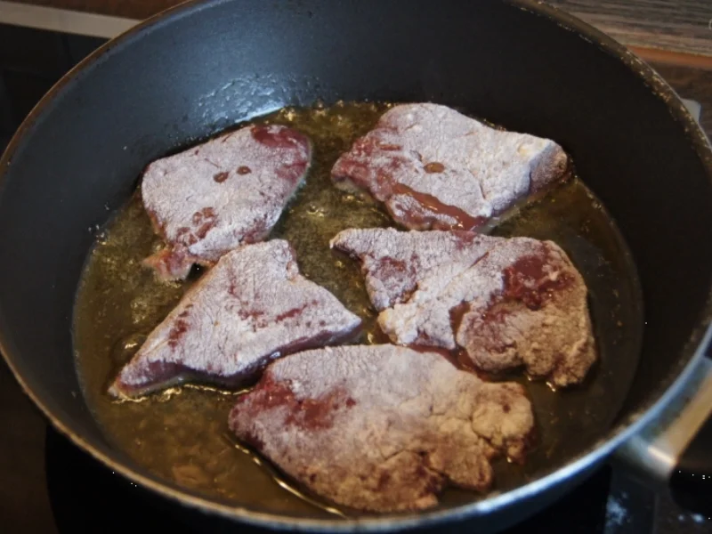 Kalbsleber mit Zwiebel- und Apfelringen und Kartoffelstampf - Rezept - Bild Nr. 1875