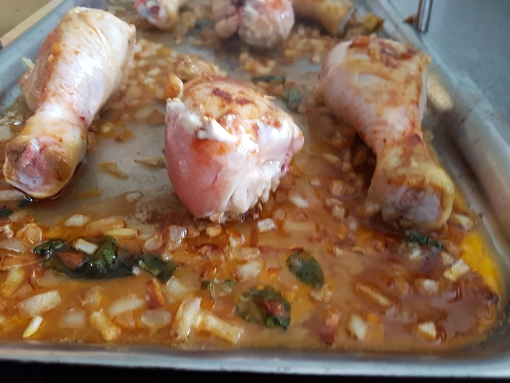 Hähnchenschenkel (geschmort)  à la Biggi - Rezept - Bild Nr. 1896