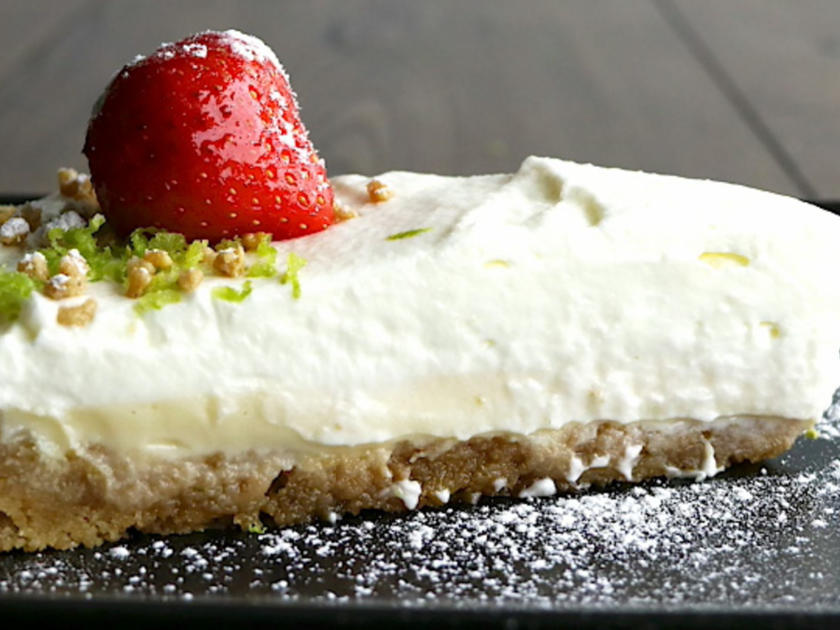 Frischer Limetten-Cheesecake - Rezept mit Video - kochbar.de