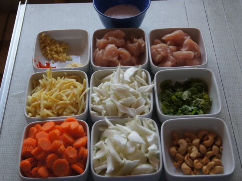 Hähnchenbrustfilet-Gemüse-Wok mit Kokosmilchreis - Rezept - Bild Nr. 1910