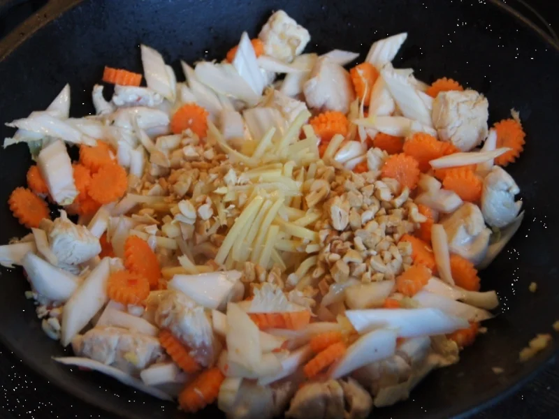 Hähnchenbrustfilet-Gemüse-Wok mit Kokosmilchreis - Rezept - Bild Nr. 1919