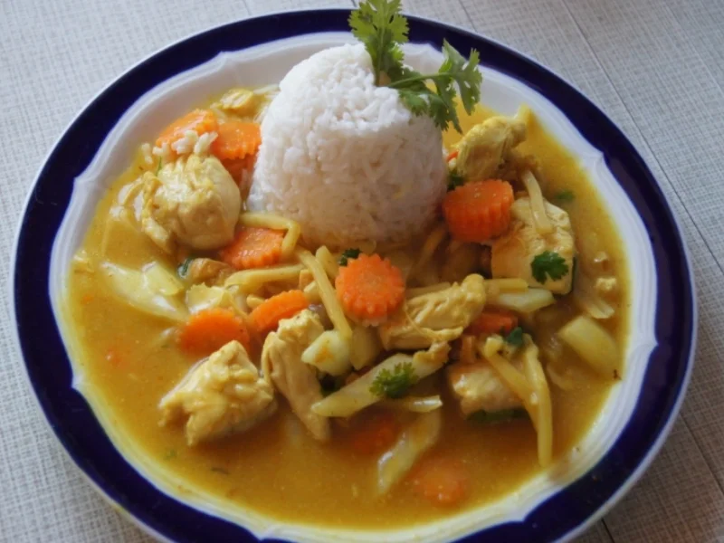 Hähnchenbrustfilet-Gemüse-Wok mit Kokosmilchreis - Rezept - Bild Nr. 1927