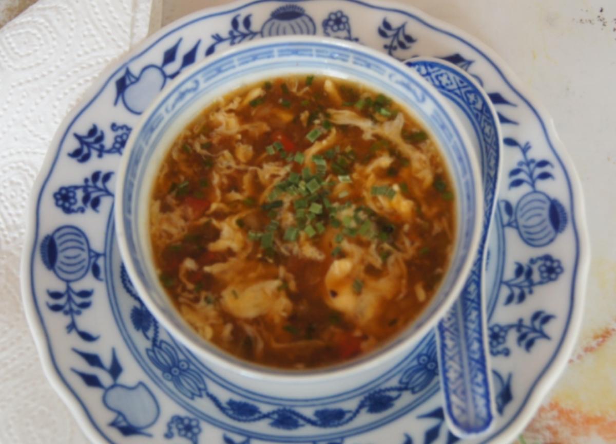 Szechuan pikant-saure Suppe - Rezept mit Bild - kochbar.de
