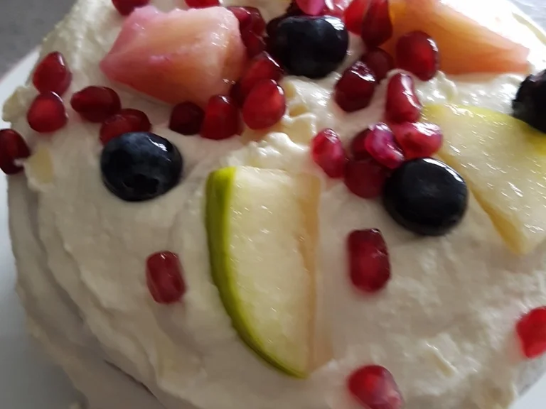 Eierkuchentorte ist ein Blitz Stapelkuchen mit Obst - Rezept - Bild Nr. 1918