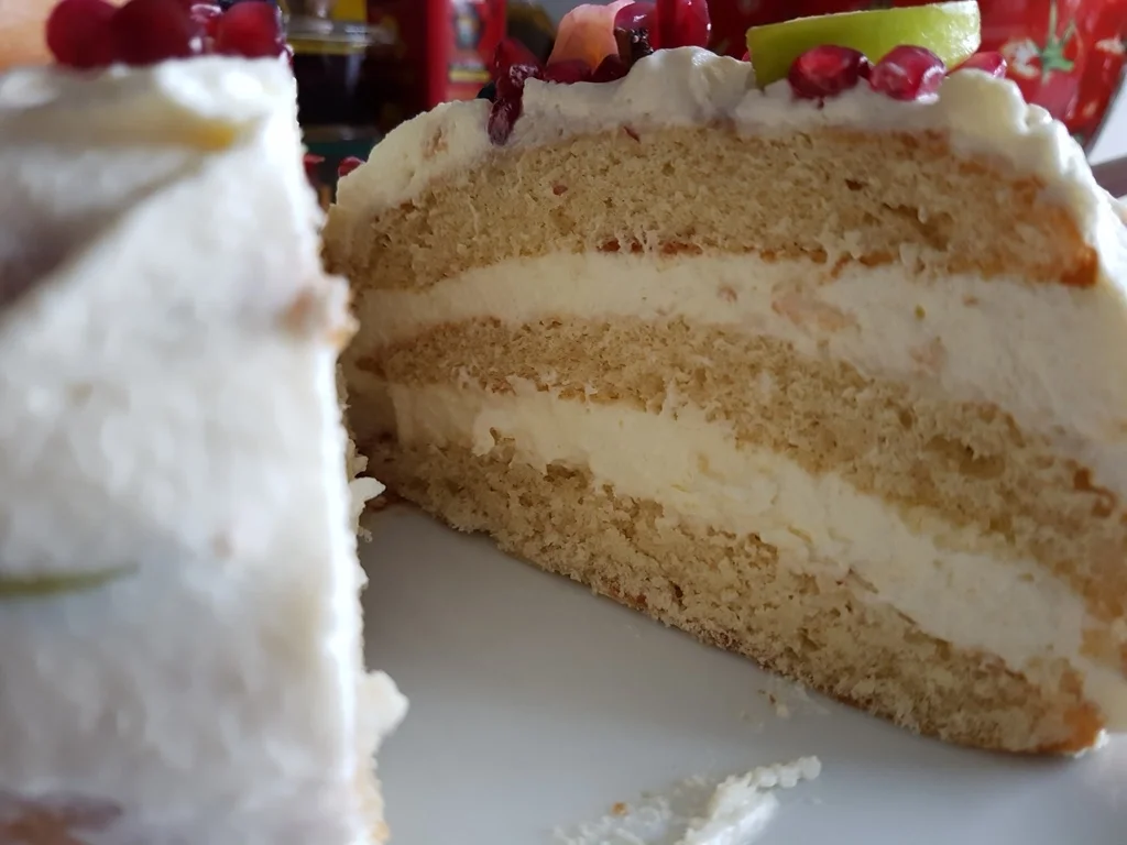 Eierkuchentorte ist ein Blitz Stapelkuchen mit Obst - Rezept - Bild Nr. 1908