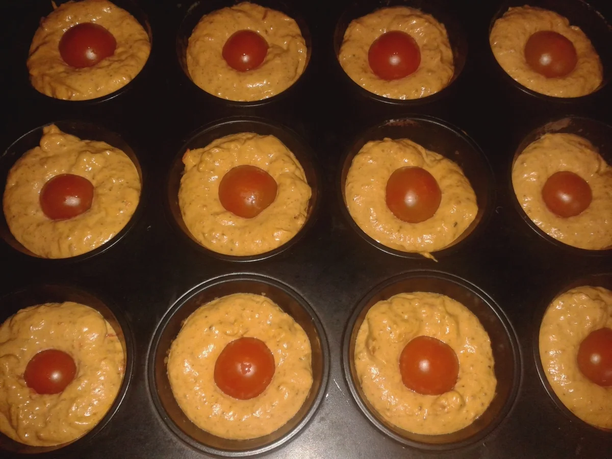 Pesto-Muffins mit Oliven - Rezept - Bild Nr. 1909