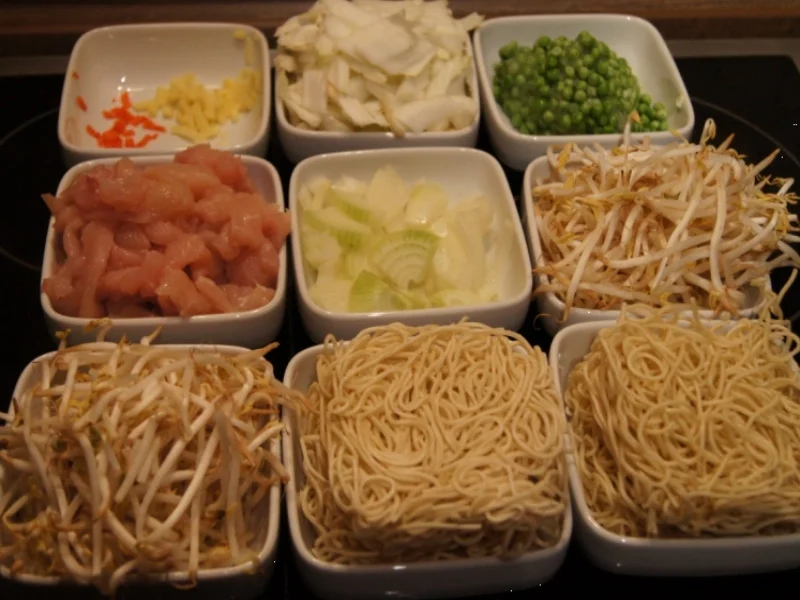 Gebratene asiatische Nudeln - Rezept - Bild Nr. 1922