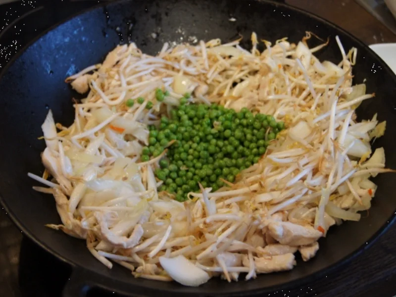 Gebratene asiatische Nudeln - Rezept - Bild Nr. 1932