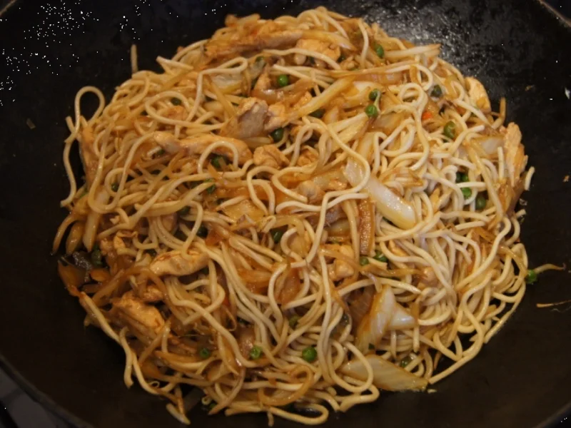 Gebratene asiatische Nudeln - Rezept - Bild Nr. 1935