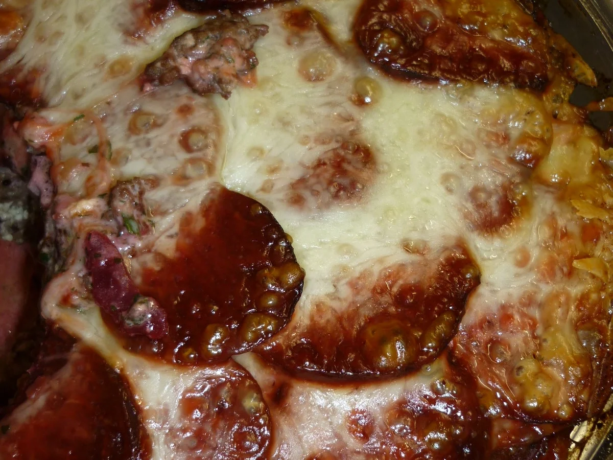 Rezept: Rote Bete-Kartoffel-Hack-Gratin Bild Nr. 1932 Rote Bete-Kartoffel-Hack-Gratin - Rezept - Bild Nr. 1932