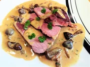 Pökelbraten mit Stockschwämmchen -Sauce - Rezept - Bild Nr. 1932