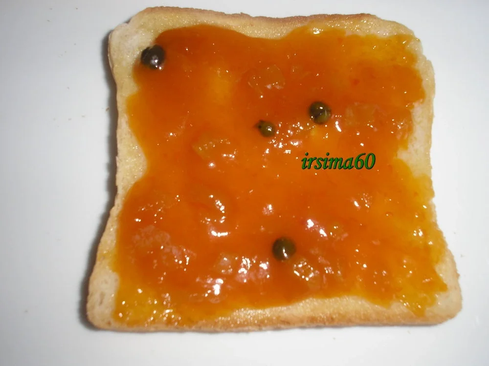 Rezept: Aprikosenmarmelade mit grünem Pfeffer Bild Nr. 3 Aprikosenmarmelade mit grünem Pfeffer - Rezept - Bild Nr. 3