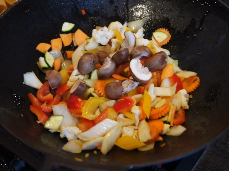 Putenbrust mit 9 Gemüsearten - Rezept - Bild Nr. 1952