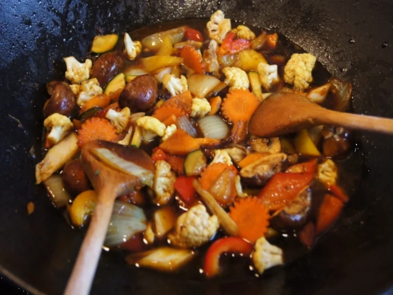 Putenbrust mit 9 Gemüsearten - Rezept - Bild Nr. 1953