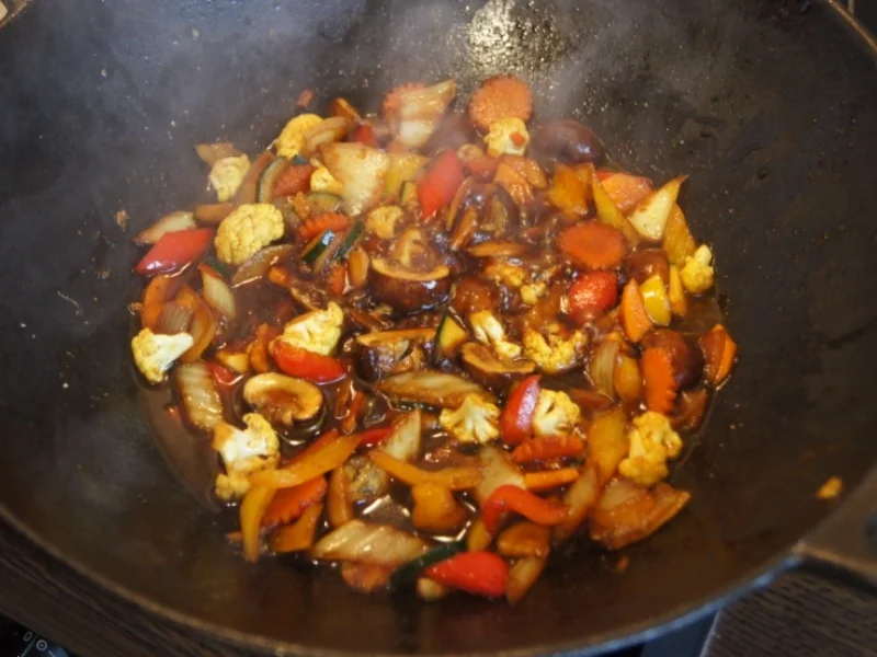 Putenbrust mit 9 Gemüsearten - Rezept - Bild Nr. 1954