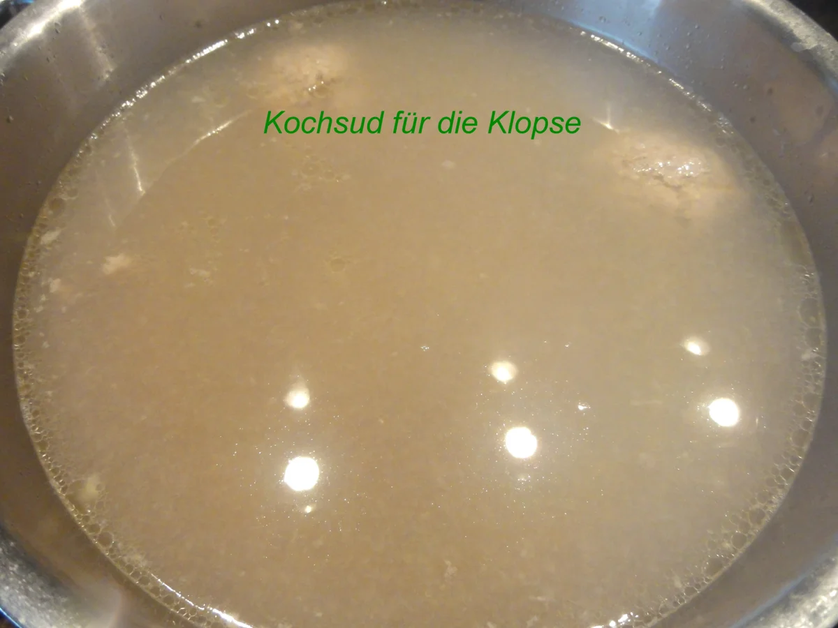 Rezept: Fleisch: KÖNIGSBERGER KLOPSE Bild Nr. 1946 Fleisch: KÖNIGSBERGER KLOPSE - Rezept - Bild Nr. 1946