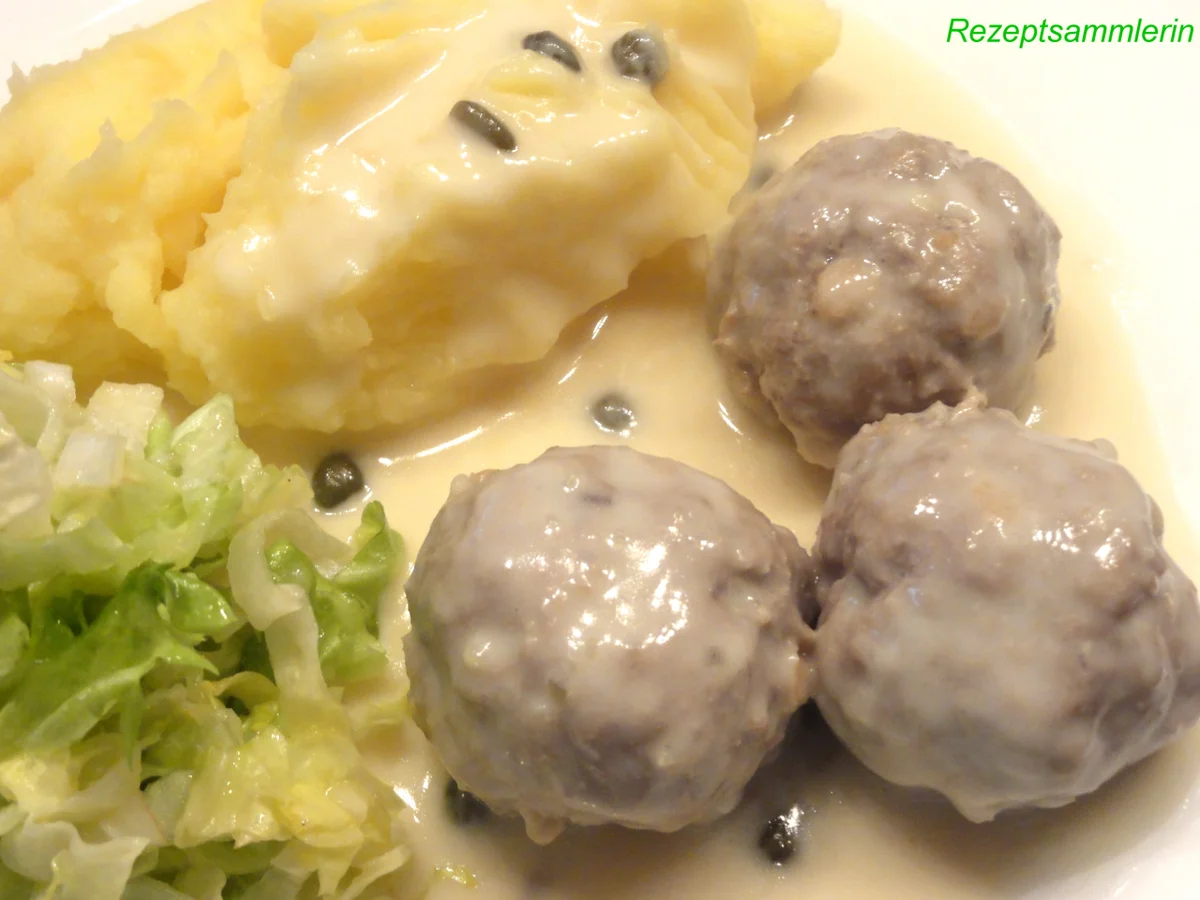 Rezept: Fleisch: KÖNIGSBERGER KLOPSE Bild Nr. 1952 Fleisch: KÖNIGSBERGER KLOPSE - Rezept - Bild Nr. 1952