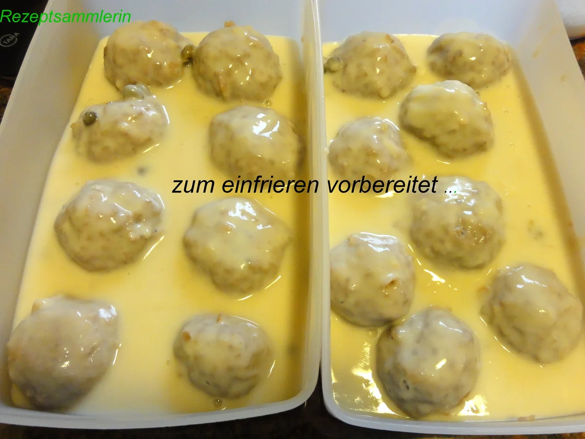 Rezept: Fleisch: KÖNIGSBERGER KLOPSE Bild Nr. 1953 Fleisch: KÖNIGSBERGER KLOPSE - Rezept - Bild Nr. 1953