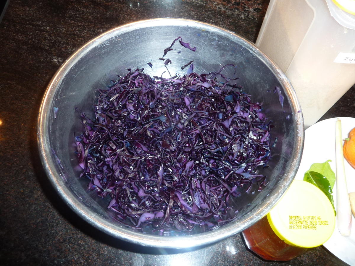 Rotkohl Kimchi - Rezept - Bild Nr. 1962