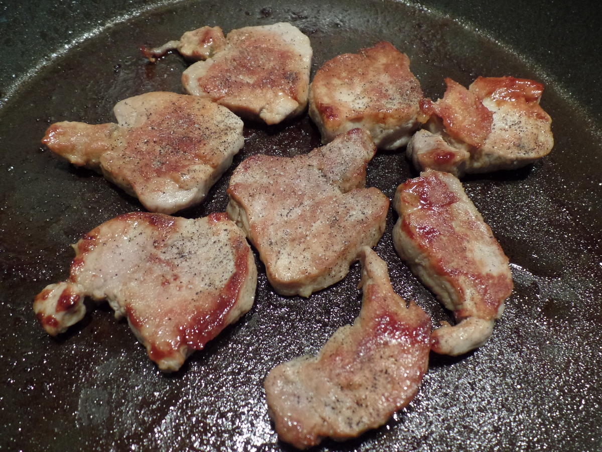 Schweinefilet-Pilz-Ragout mit Ofenkartoffeln - Rezept - Bild Nr. 1970