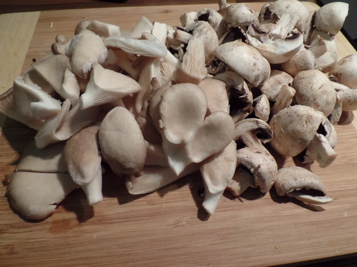 Schweinefilet-Pilz-Ragout mit Ofenkartoffeln - Rezept - Bild Nr. 1986