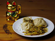 Baozi gefüllt mit Hähnchen & scharfem Chinakohl - Rezept - Bild Nr. 1986