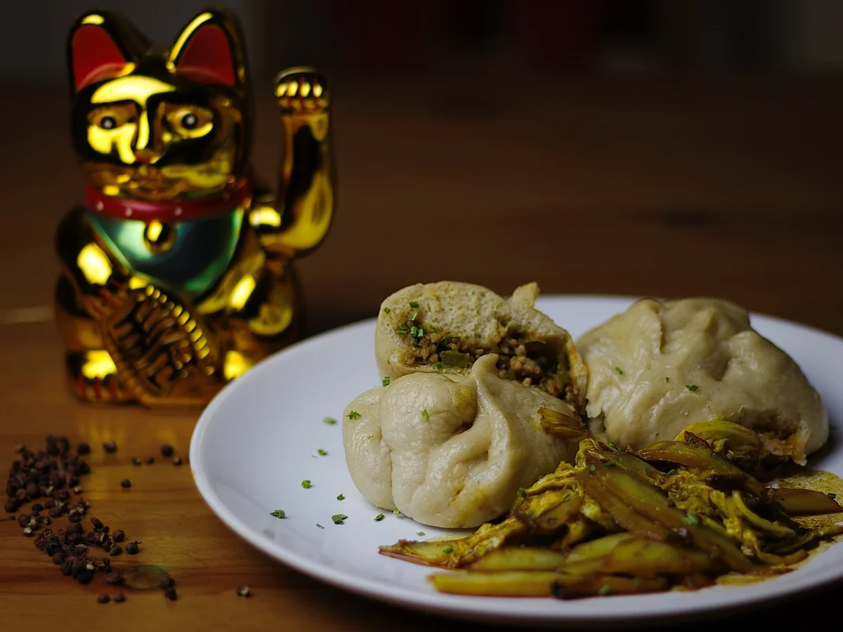Baozi gefüllt mit Hähnchen & scharfem Chinakohl - Rezept - Bild Nr. 1987