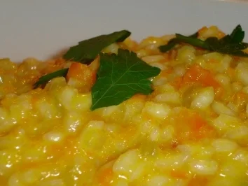 Rezept: Risotto mit Weißwein-Karotten Bild Nr. 2 Risotto mit Weißwein-Karotten - Rezept - Bild Nr. 2