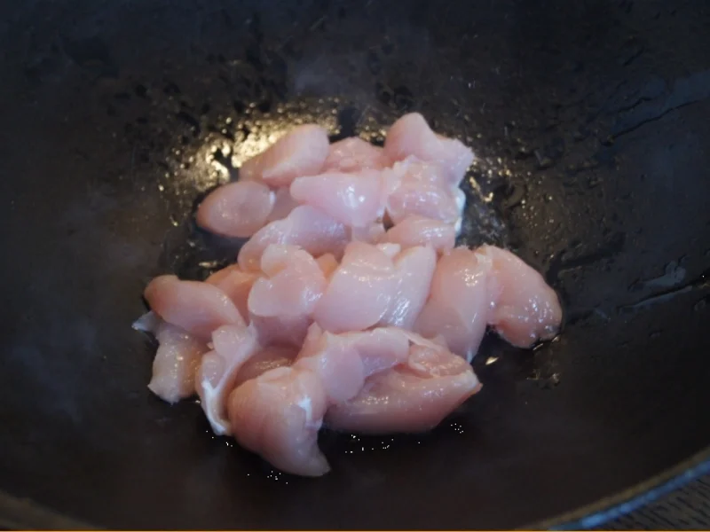 Rezept: Hähnchenbrustfiletcurry mit Gemüse und Süßkartoffelstampf Bild Nr. 2016 Hähnchenbrustfiletcurry mit Gemüse und Süßkartoffelstampf - Rezept - Bild Nr. 2016