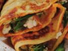 Herzhafte Pfannkuchen mit Frischkäse - Rezept