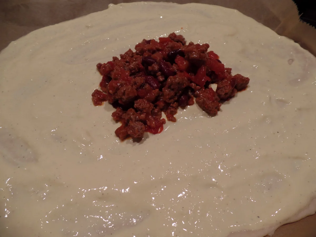 Flammkuchen mit Chili con Carne - Rezept - Bild Nr. 2027