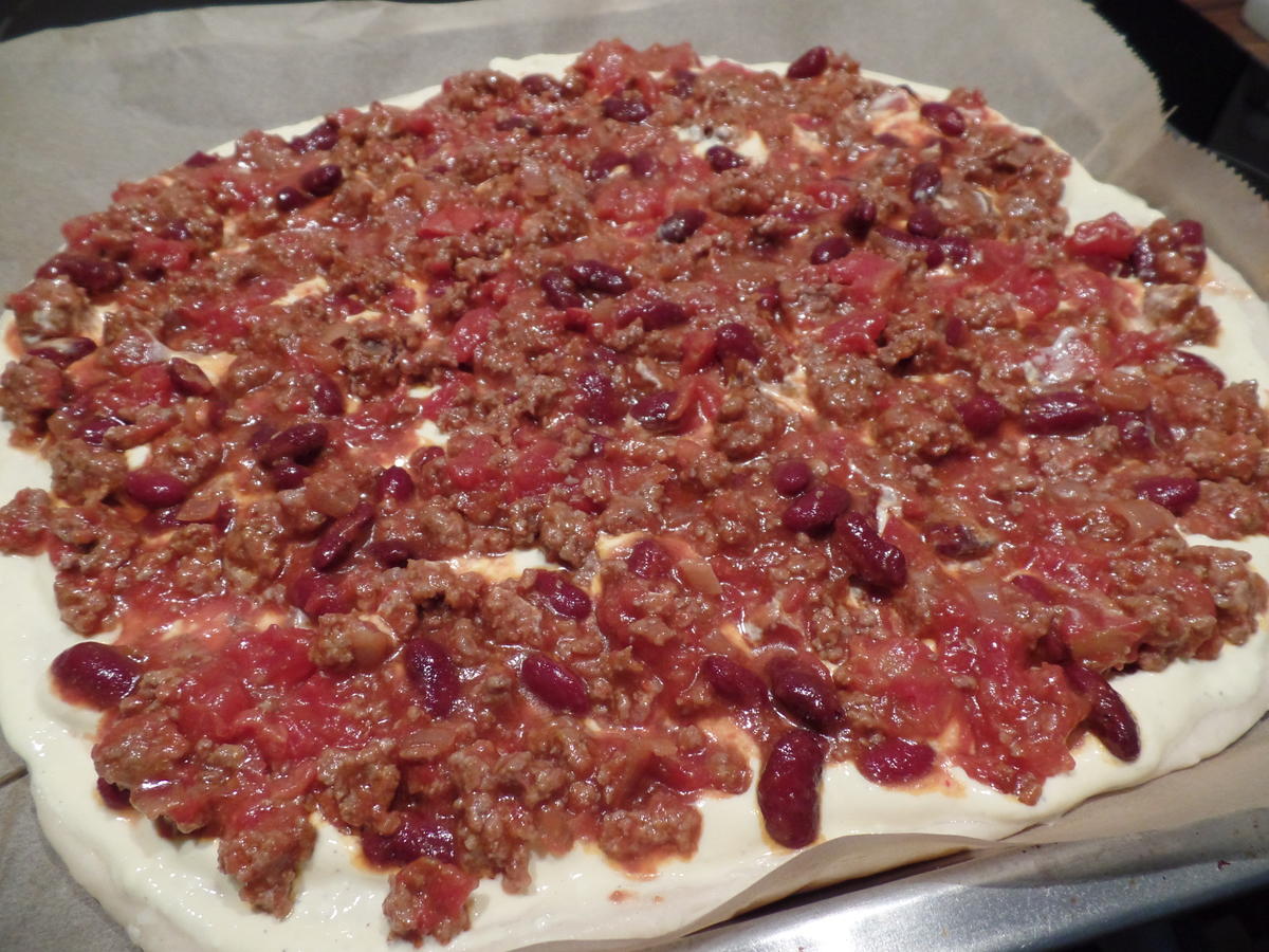 Flammkuchen mit Chili con Carne - Rezept - Bild Nr. 2028