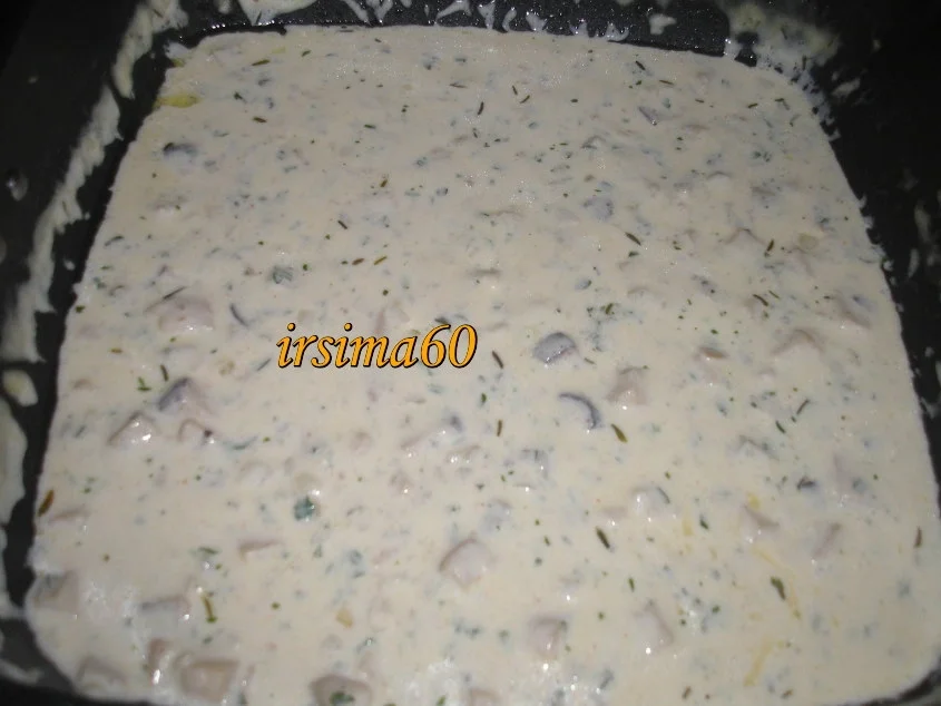 Rezept: Kräuterseitling-Rahm-Ragout in Conchiglie überbacken Bild Nr. 6 Kräuterseitling-Rahm-Ragout in Conchiglie überbacken - Rezept - Bild Nr. 6